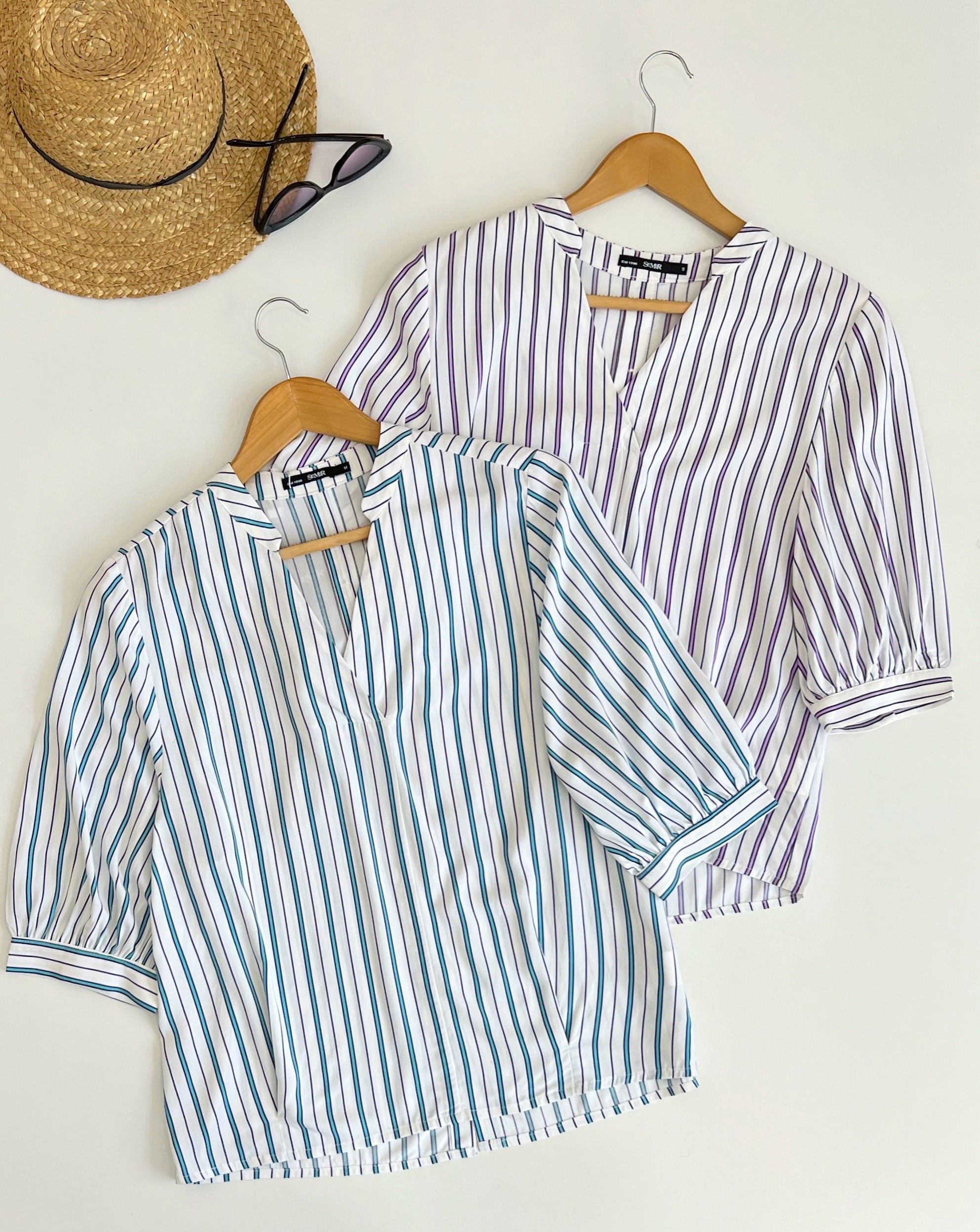 شومیز راه راه از برند semir کد 2531