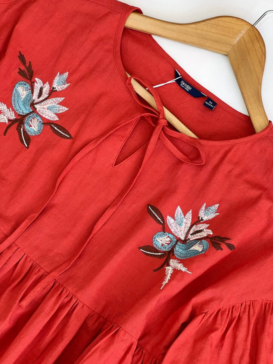 شومیز کنف گلدوزی شده کد 2536