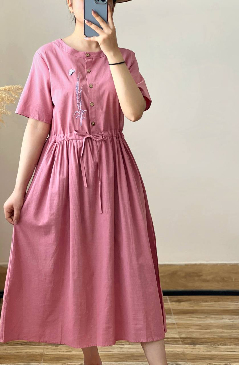 پیراهن ساحلی بلند کمر گتر کد 2540