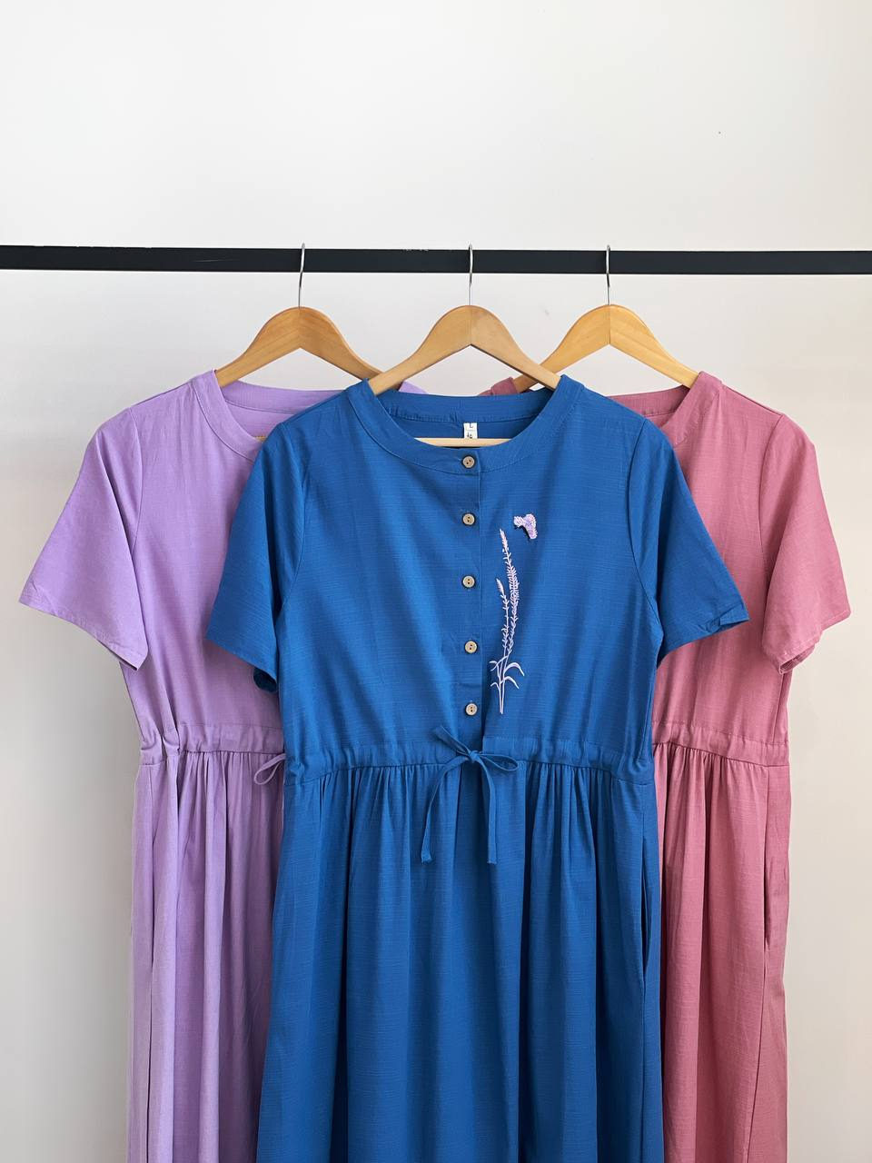 پیراهن ساحلی بلند کمر گتر کد 2540