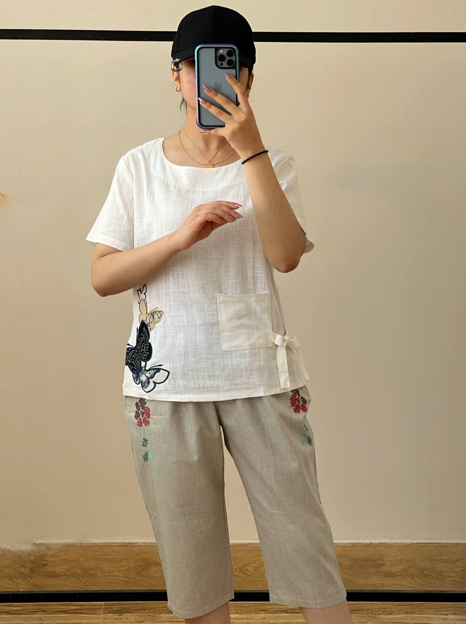 ست شومیز و شلوارک کد 2547