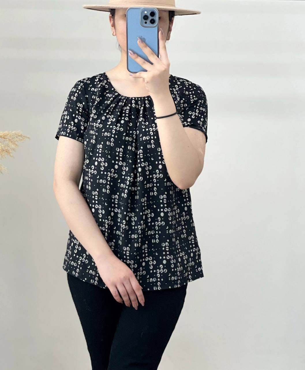 شومیز جلو چین سه طرح کد 2566