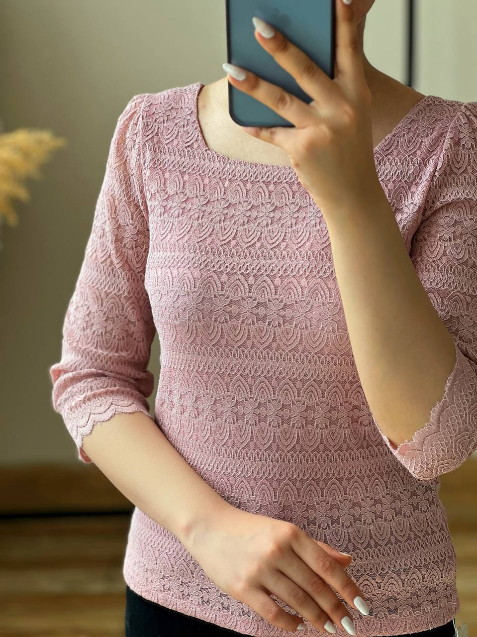 شومیز گیپور کش آستردار کد 2568