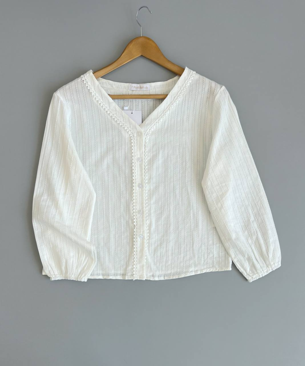 شومیز نخ کتان خامه دوزی کد 2569