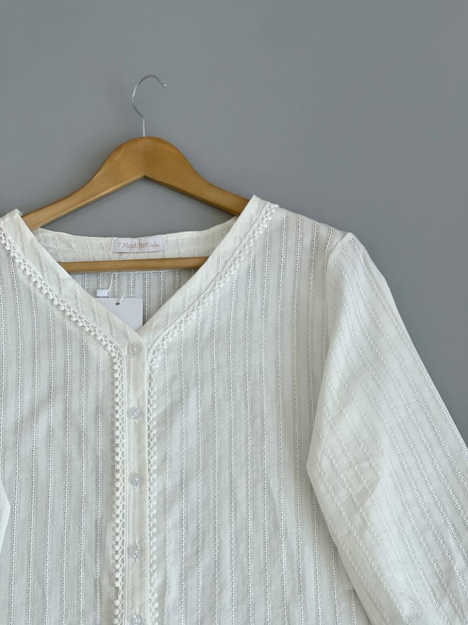 شومیز نخ کتان خامه دوزی کد 2569