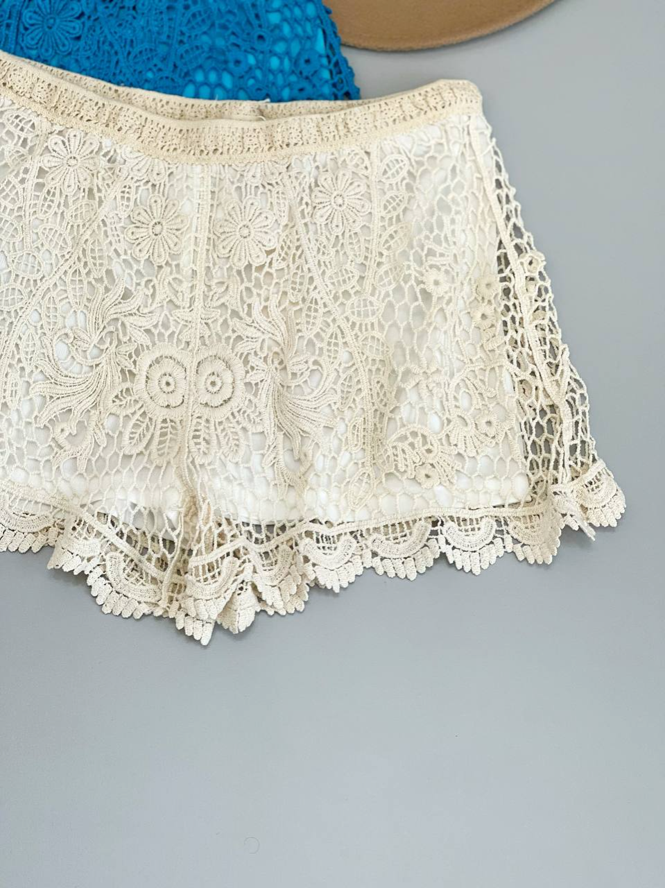 شلوارک قلاب بافی استردار کد 2575