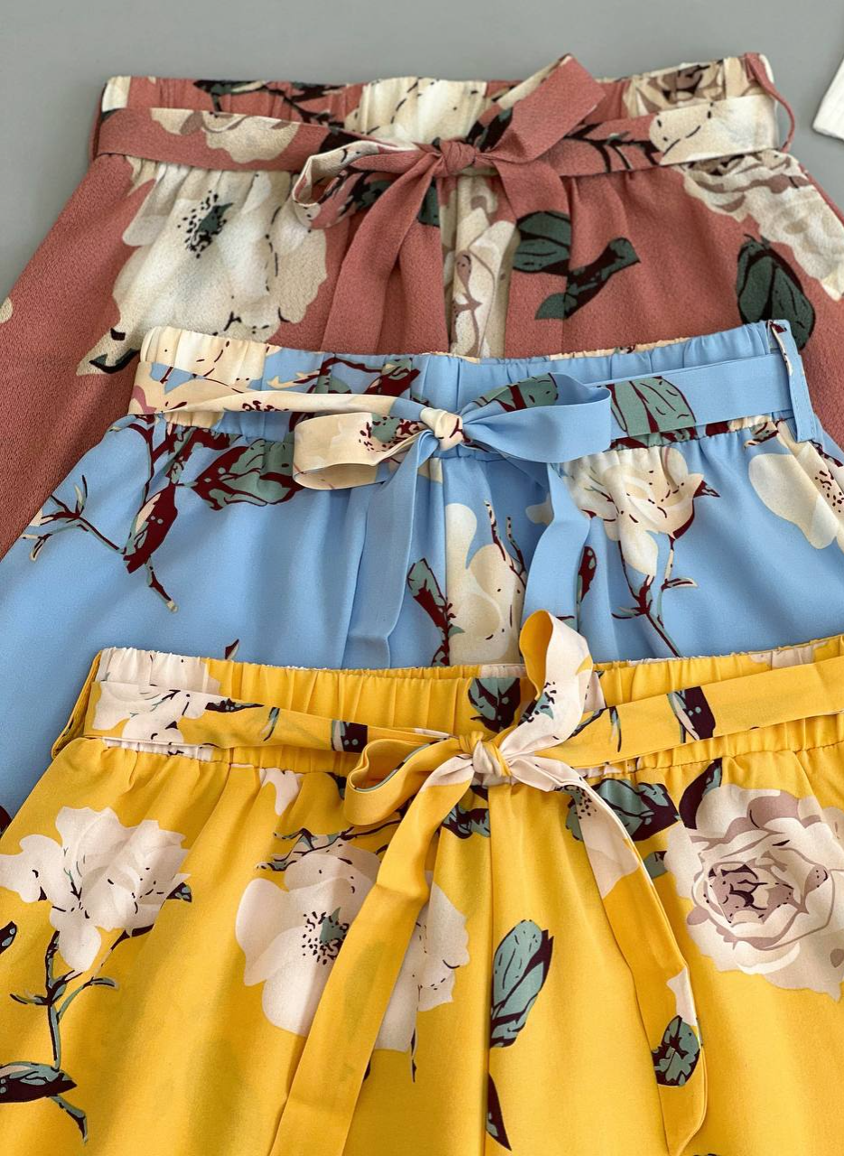 ست نیم تنه و شلوارک از برند shein کد 2584