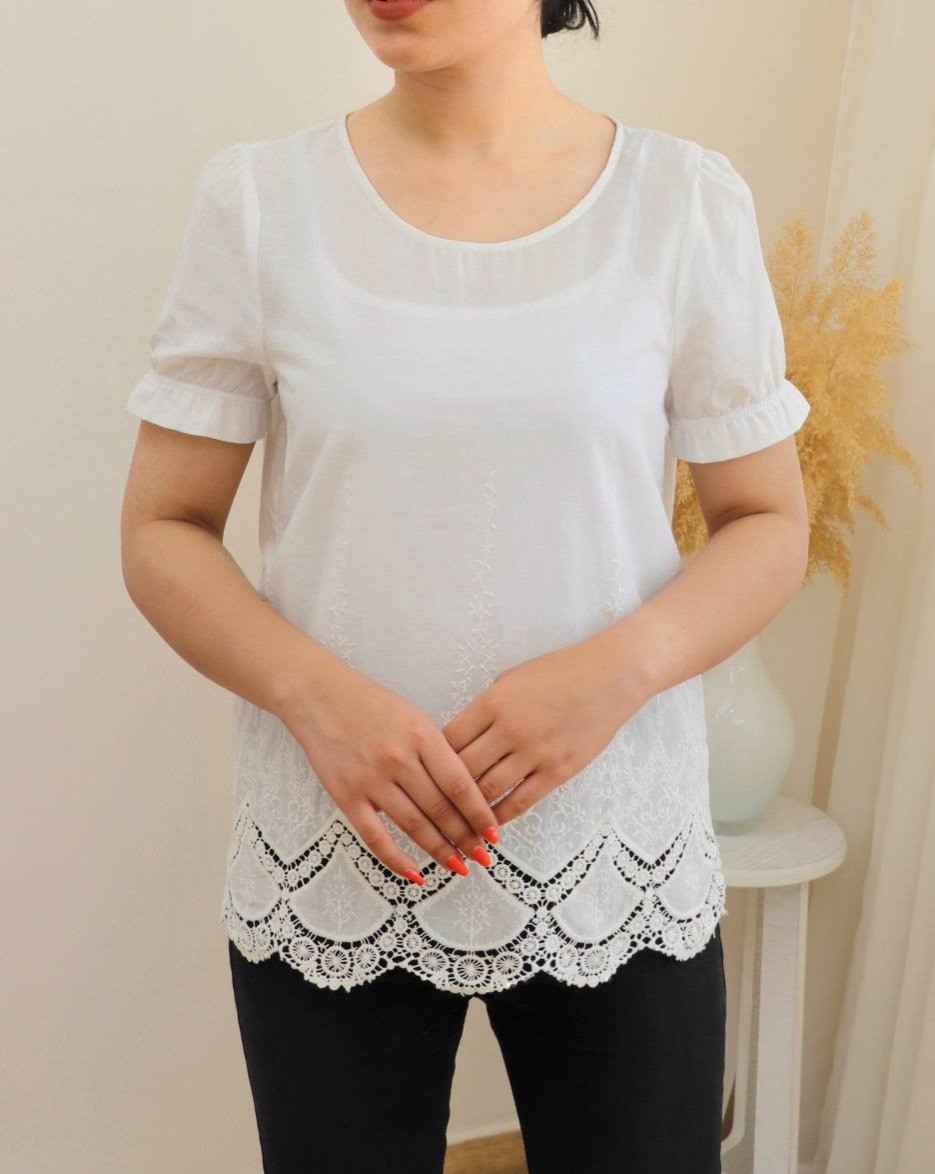 شومیز خامه دوزی کد 2587