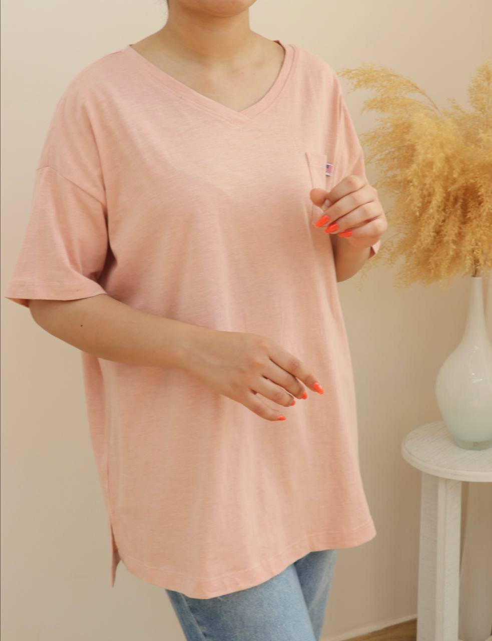 تیشرت لانگ وارداتی کد 2591