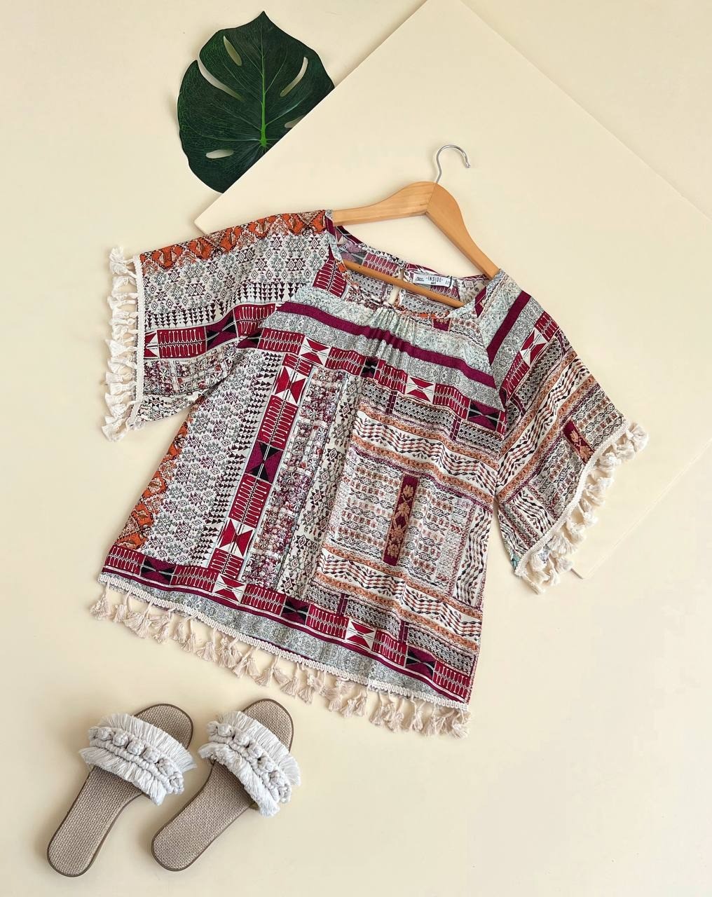 شومیز سنتی منگوله دار کد 2593