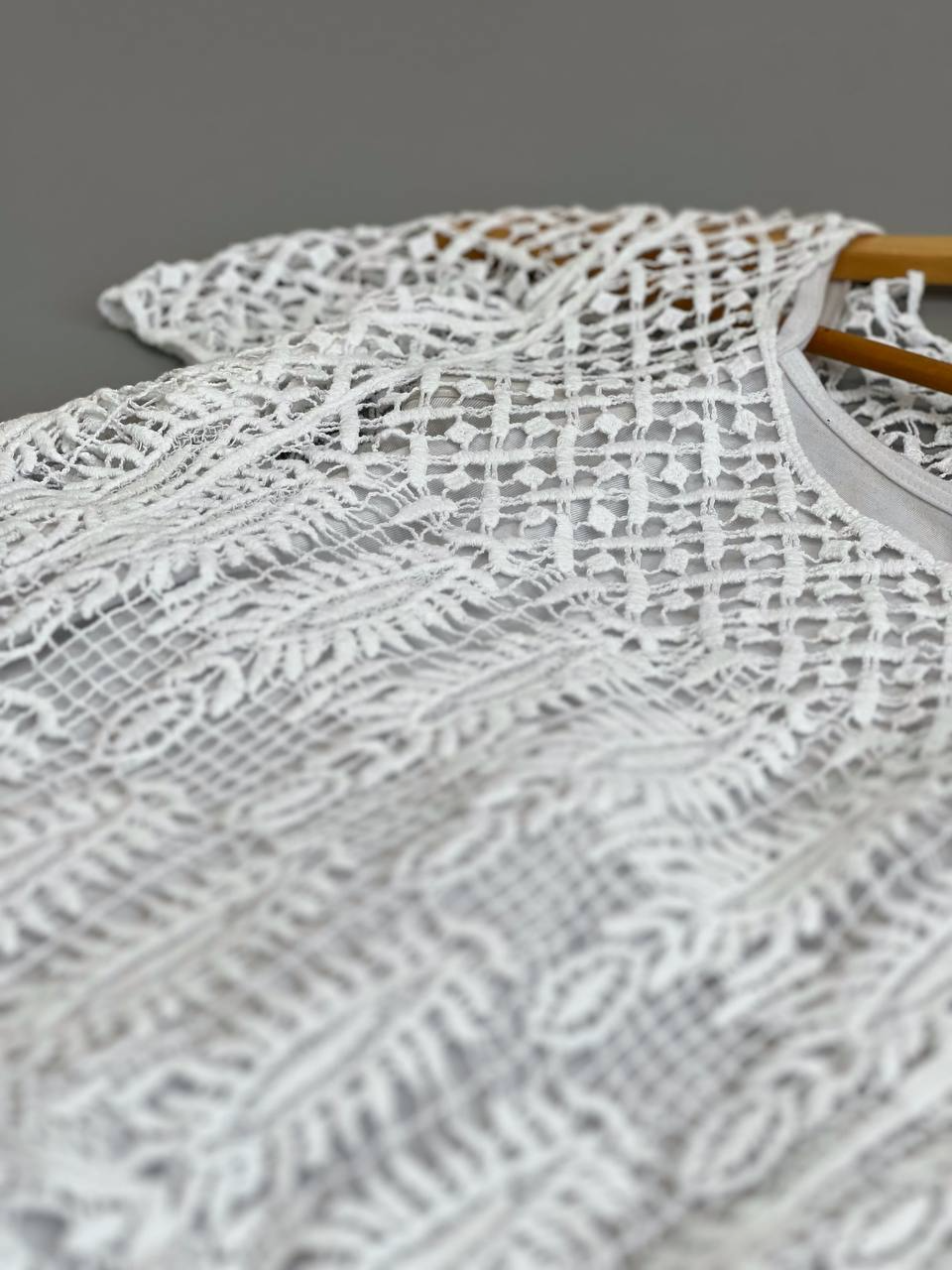 رویی قلاب بافی دو رنگ کد 2594