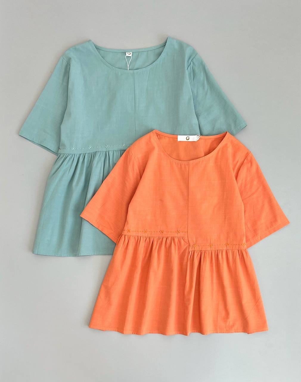 شومیز کنف گلدوزی شده کد 2597