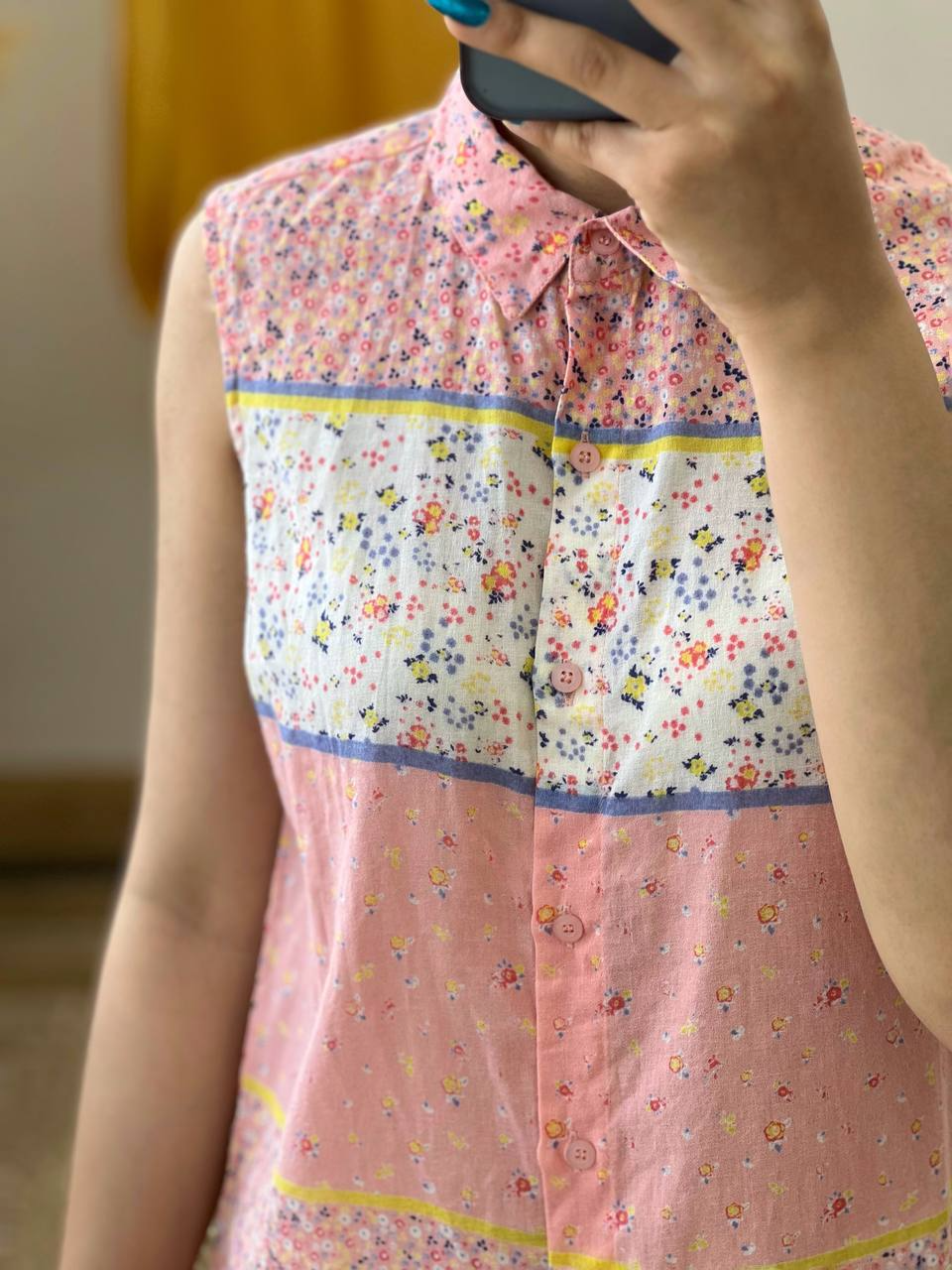 تاپ گل ریز هندی کد 2598