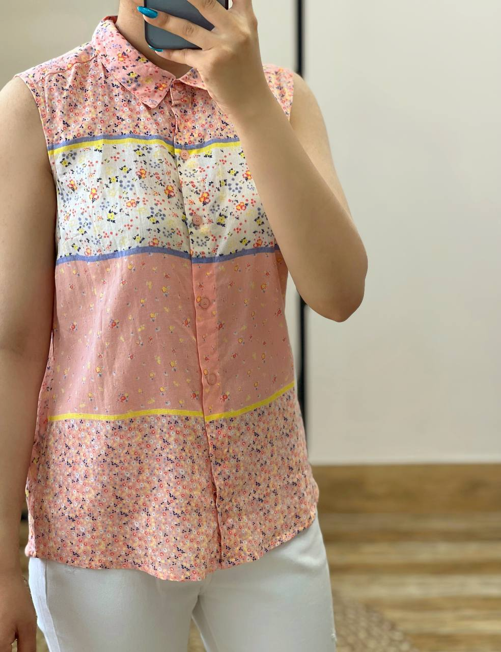 تاپ گل ریز هندی کد 2598