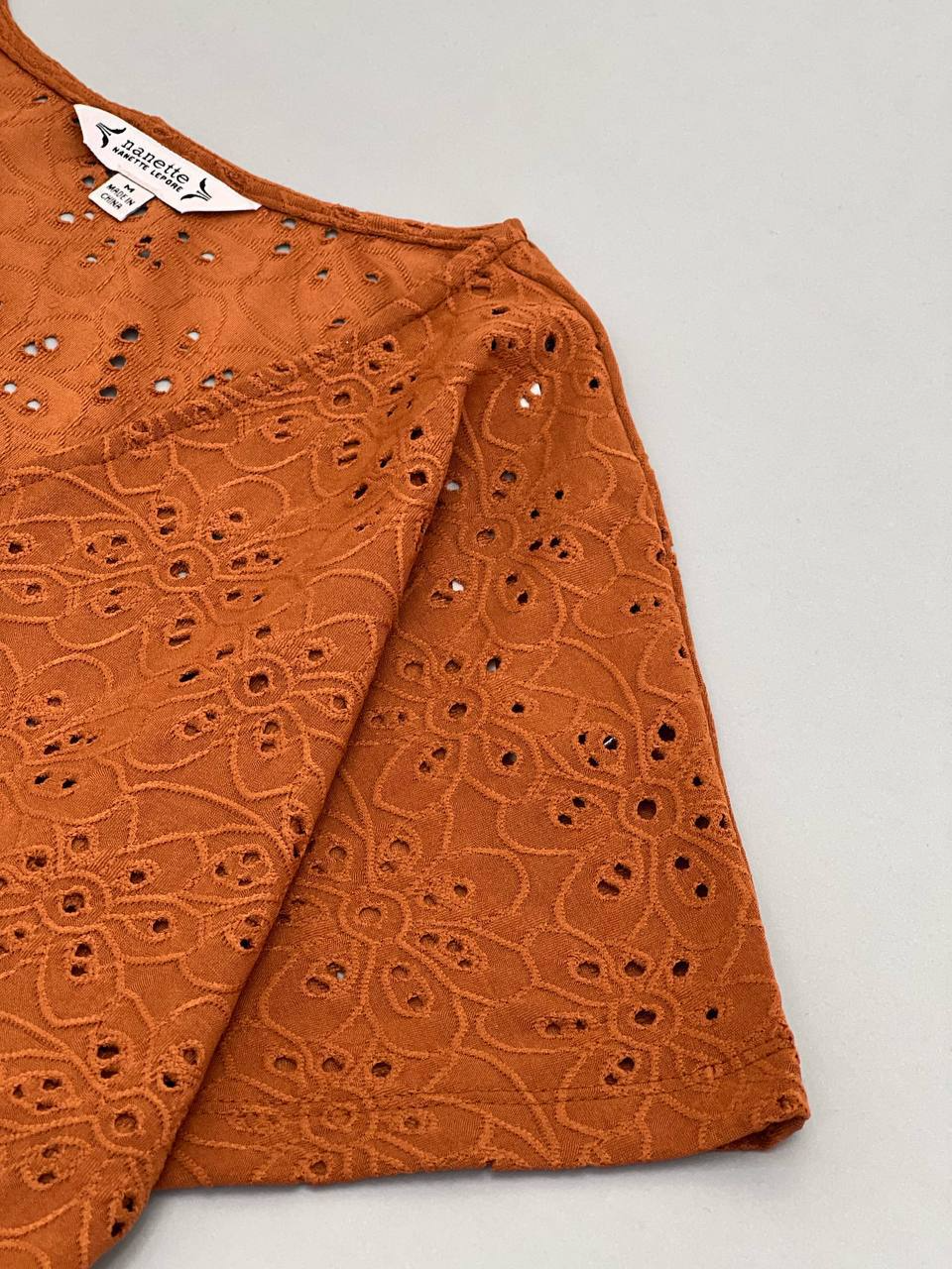 شومیز خامه دوزی کمر چین کد 2605