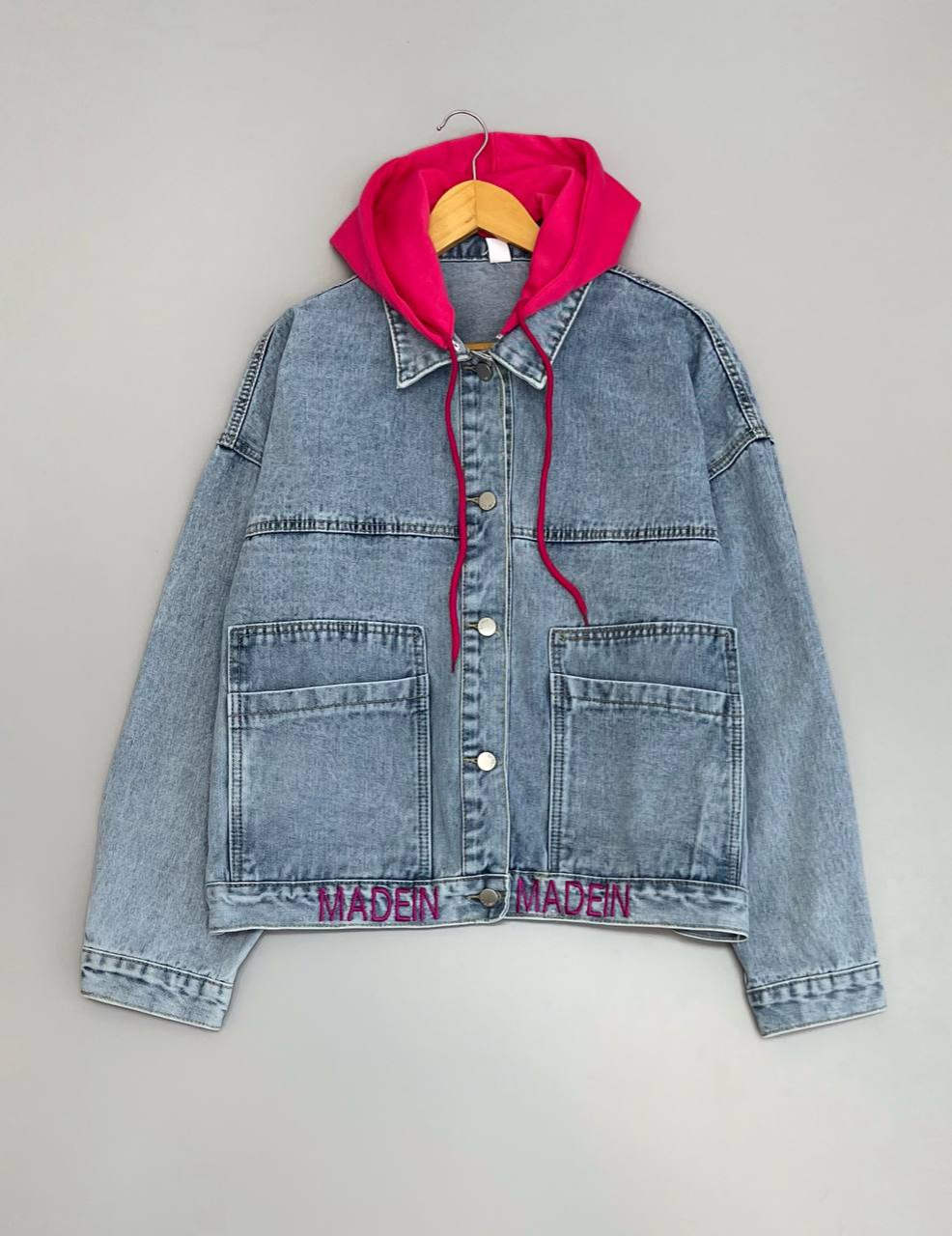 کت جین گلدوزی شده کد 2606