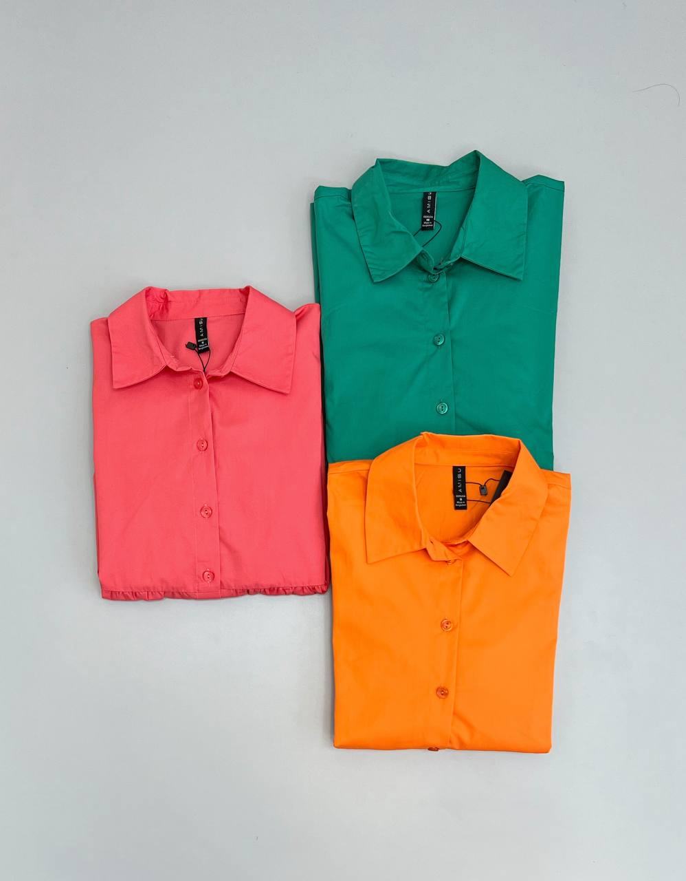 شومیز مانتویی کمر چین کد 2609