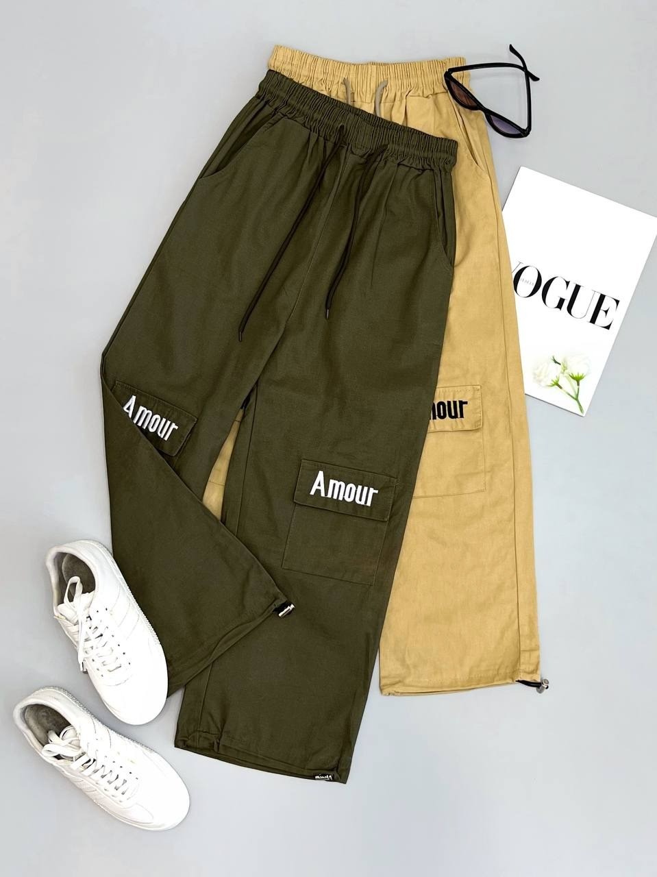 شلوار کارگو دخترانه از برند amour کد 2611