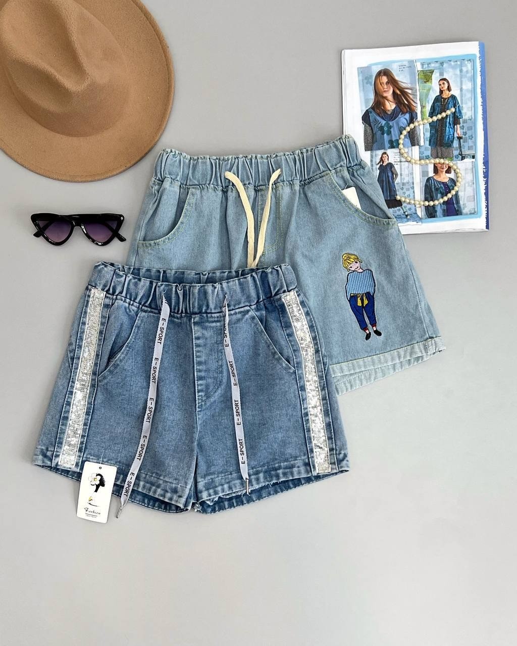 شلوارک جین کد 2614