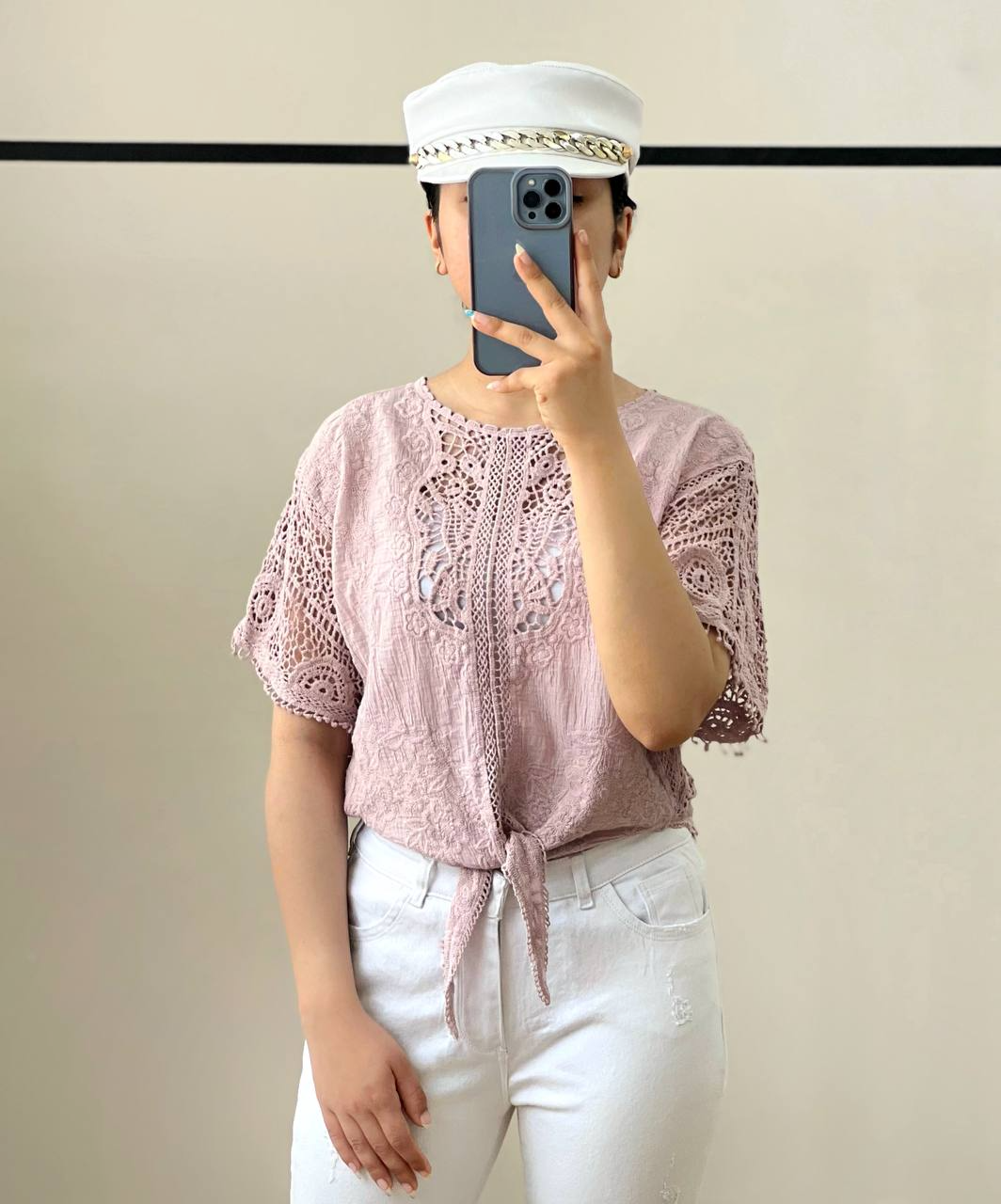 شومیز قلاب بافی کد 2621