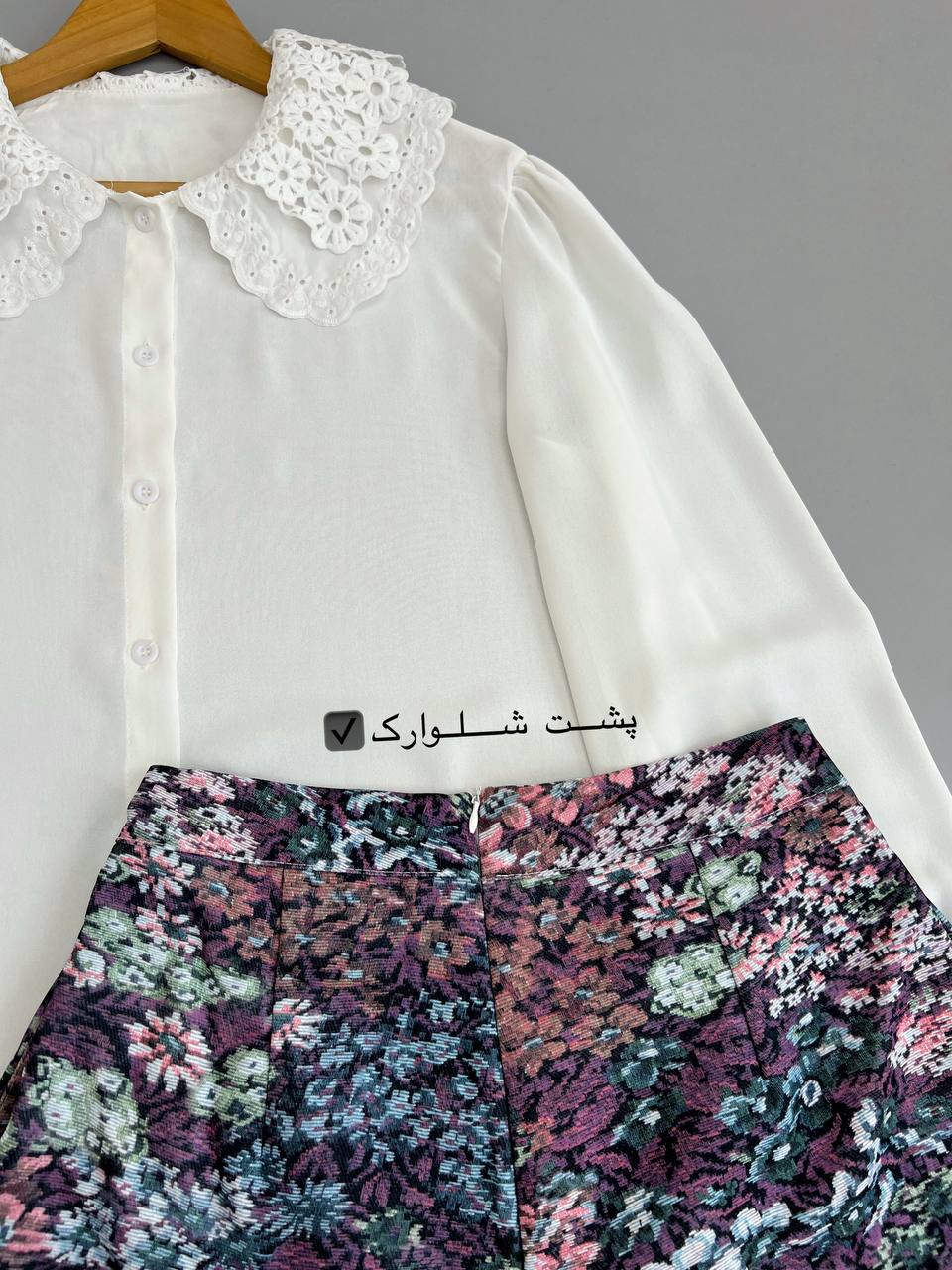 ست شومیز و شلوارک از برندMYALLIN کد 2623