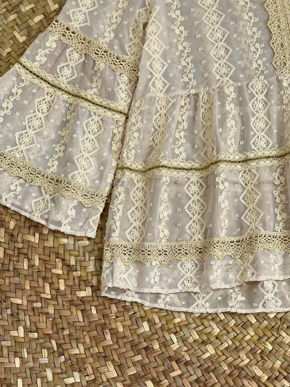 شومیز حریر تمام گلدوزی شده کد 2624