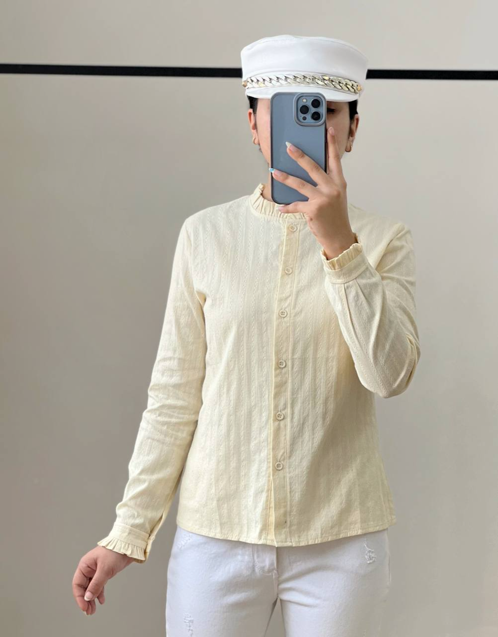 شومیز کنف گل برجسته 2 کد 2630