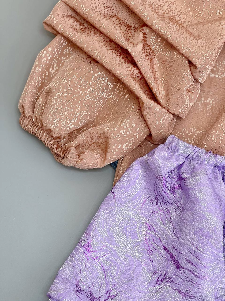 شومیز ژاکارد آستین پله کد 2631