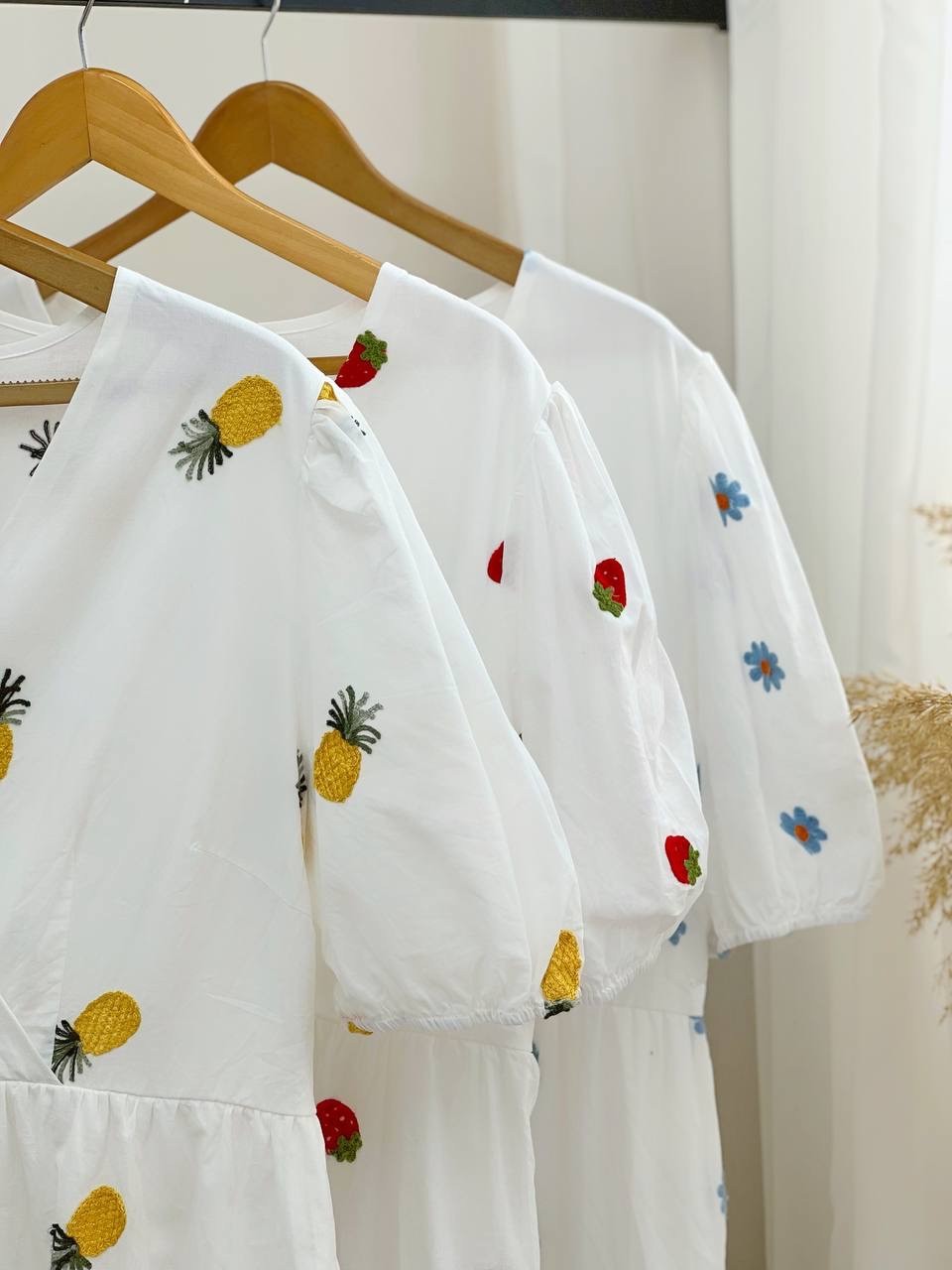 پیراهن گلدوزی شده برند shein کد 2632