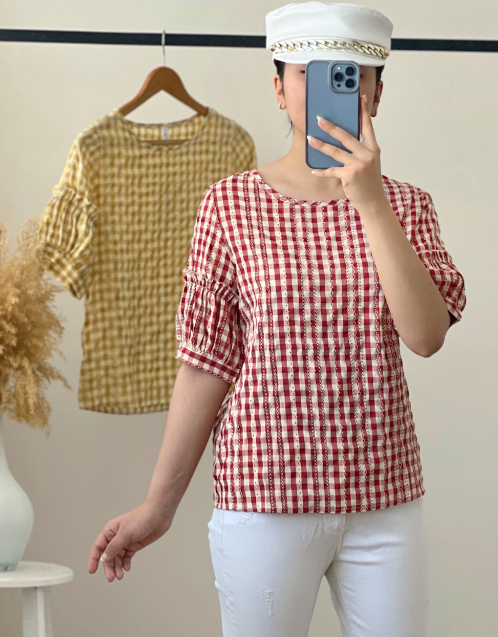 شومیز گل برجسته شکوفه کد 2633