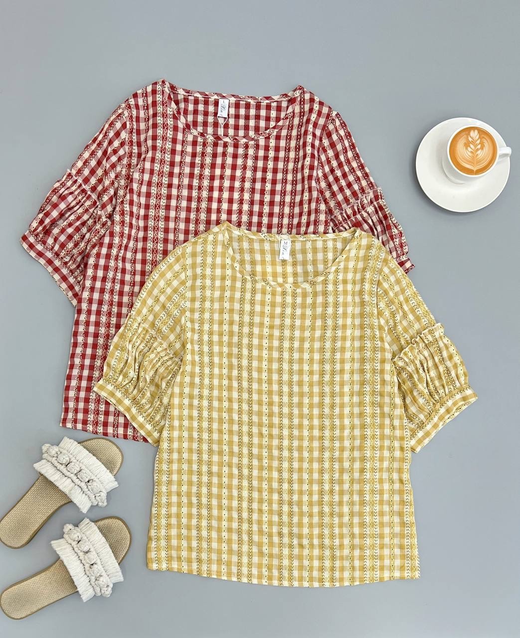 شومیز گل برجسته شکوفه کد 2633