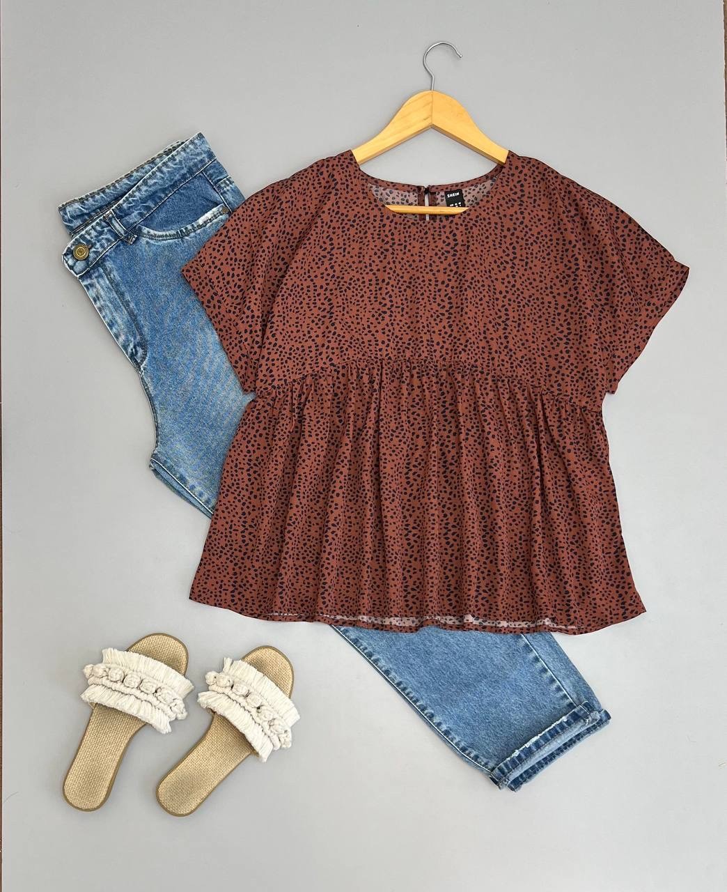 شومیز کرپ ژرژت برند Shein کد 2635