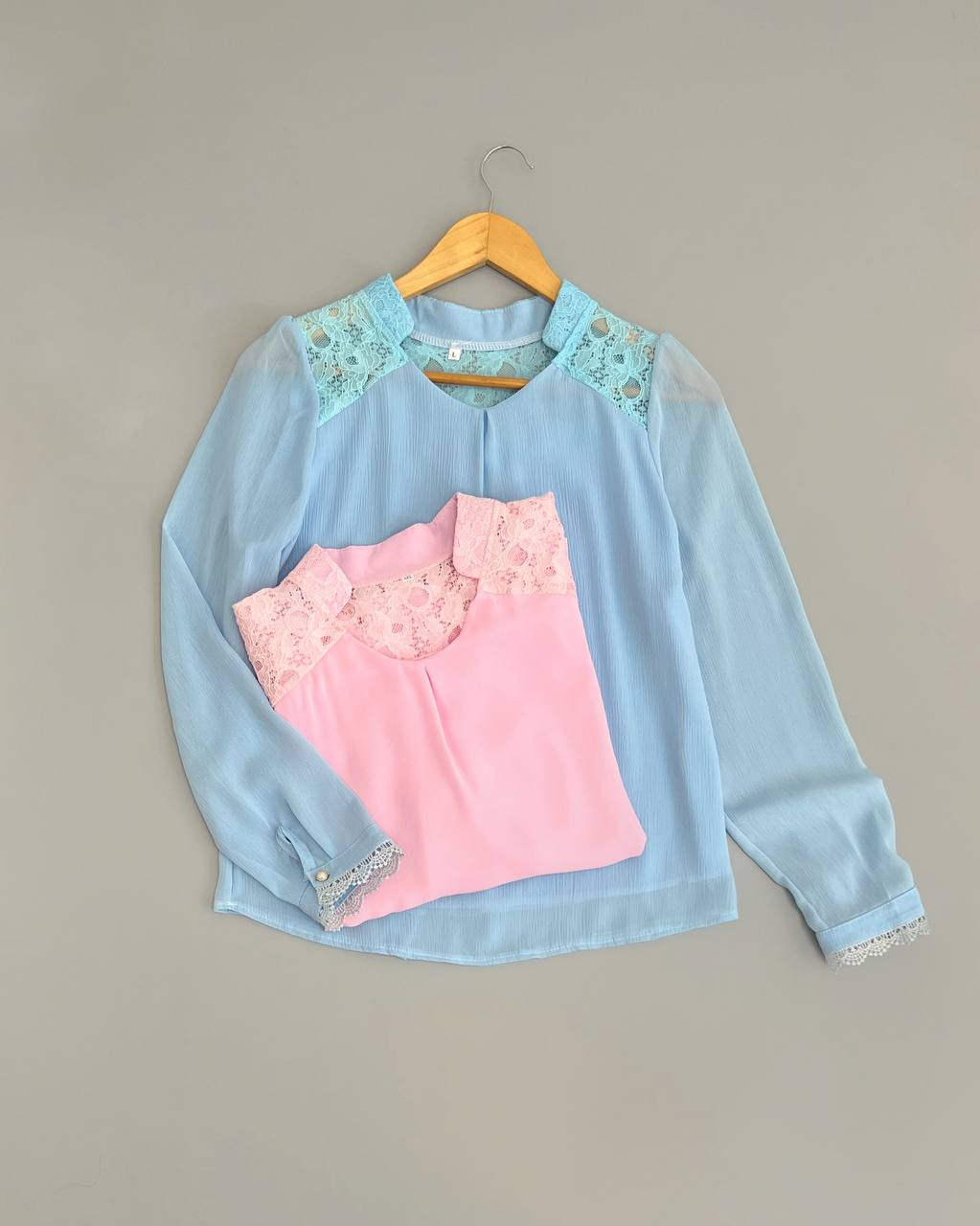 شومیز حریر کریشه آستردار کد 2653