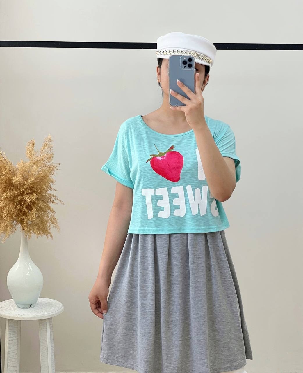 ست دو تیکه توت فرنگی کد 2659