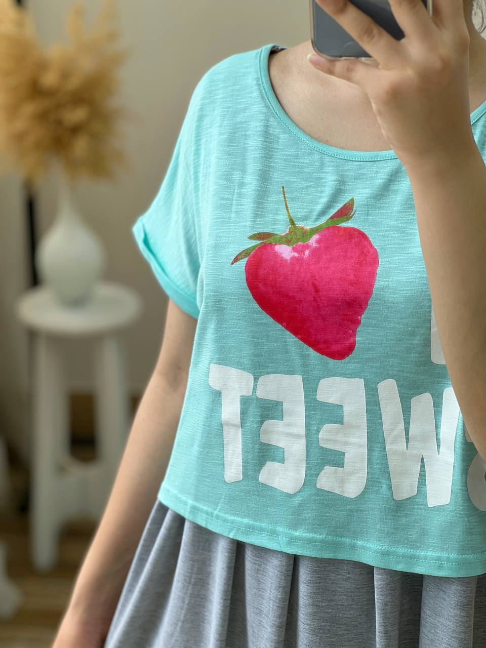 ست دو تیکه توت فرنگی کد 2659