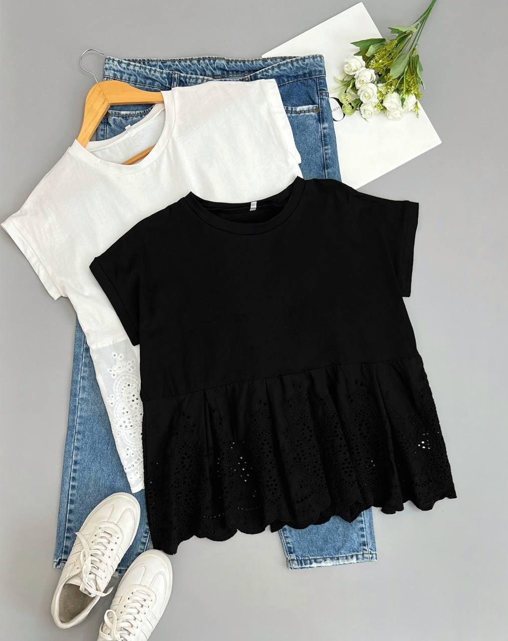 شومیز نخ پنبه خامه دوزی کد 2661