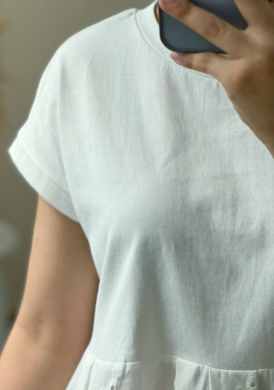 شومیز نخ پنبه خامه دوزی کد 2661