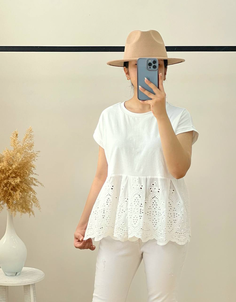 شومیز نخ پنبه خامه دوزی کد 2661