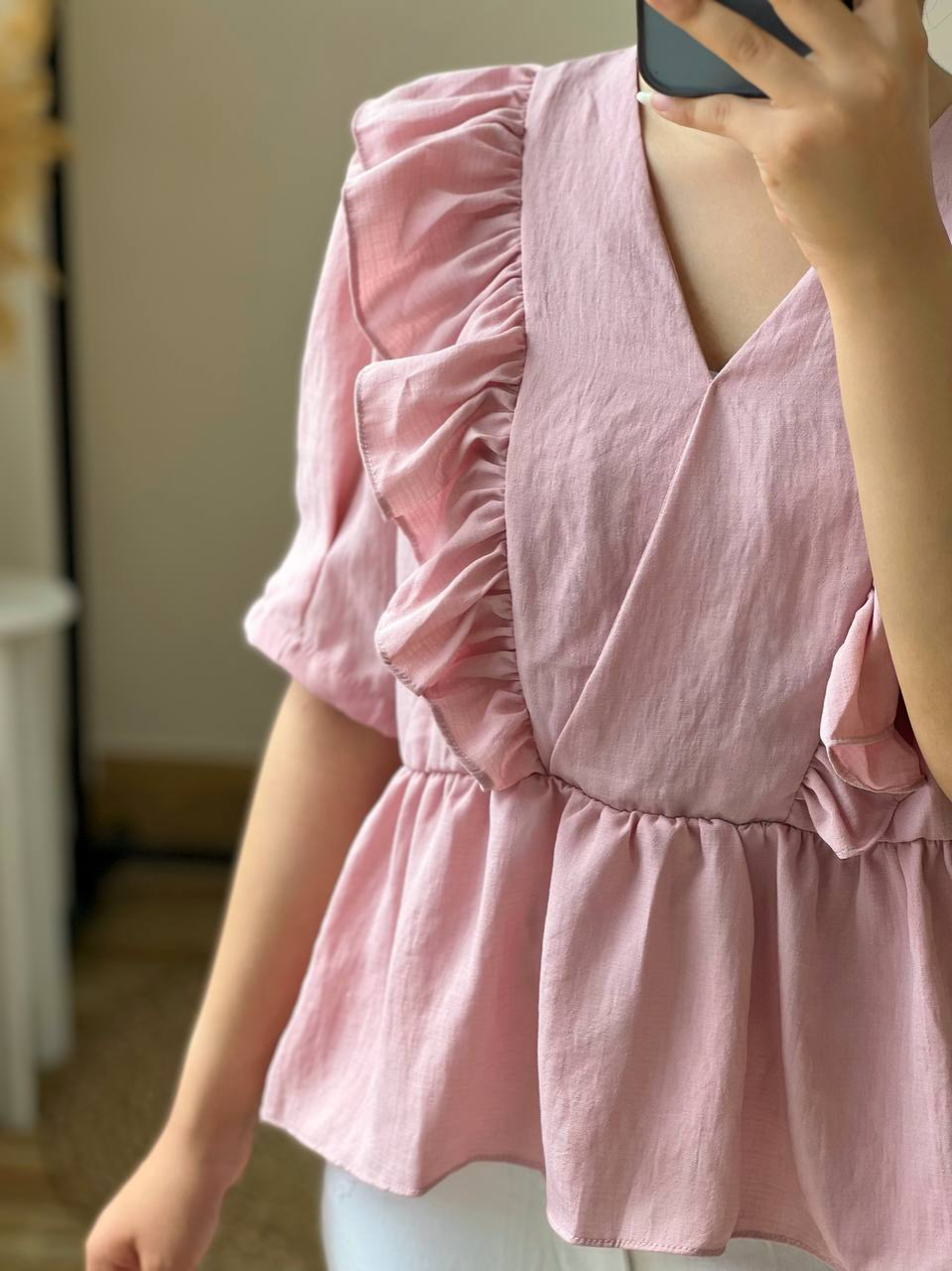 شومیز عروسکی چین دار کد 2666