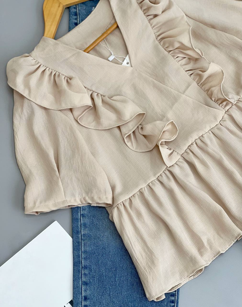 شومیز عروسکی چین دار کد 2666