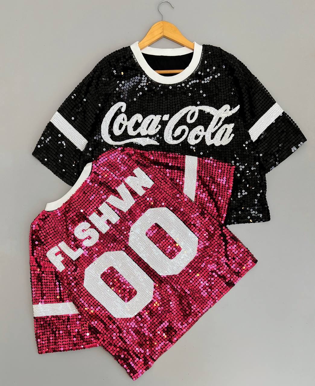 تیشرت لانگ پولکی کد 2671