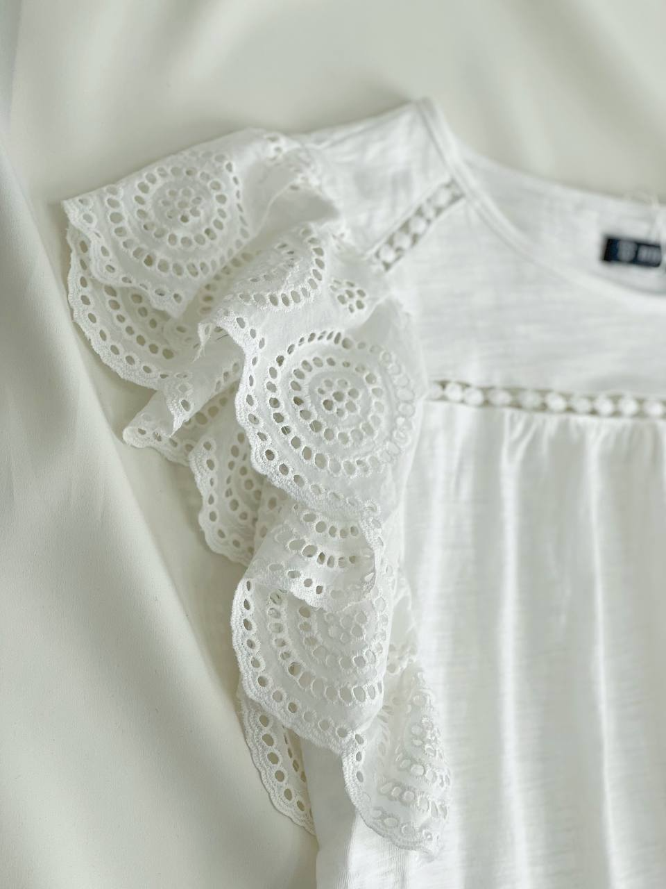 شومیز نخ پنبه استین خامه دوزی کد 2681