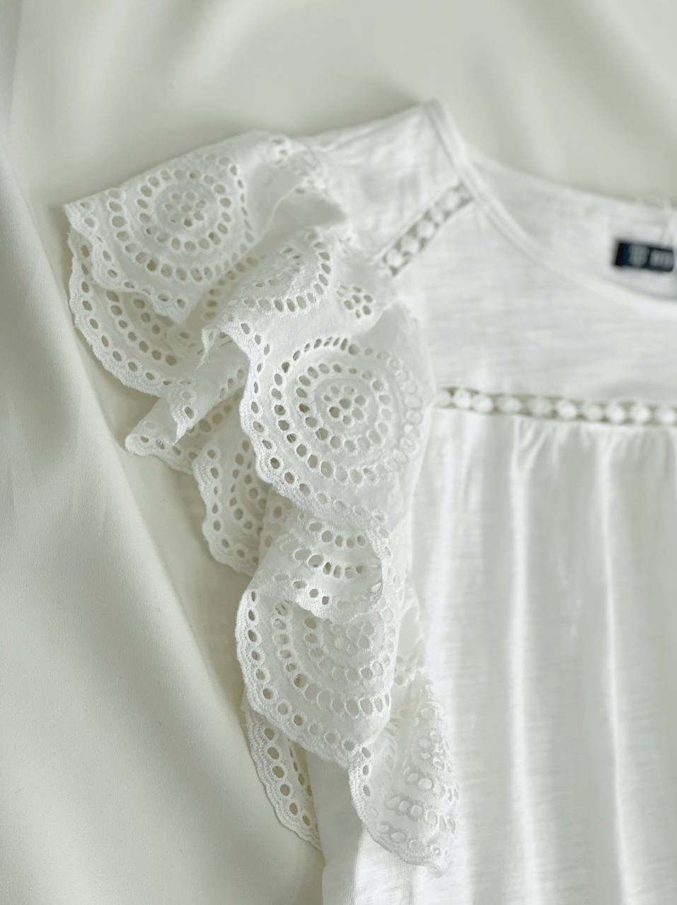 شومیز نخ پنبه استین خامه دوزی کد 2681