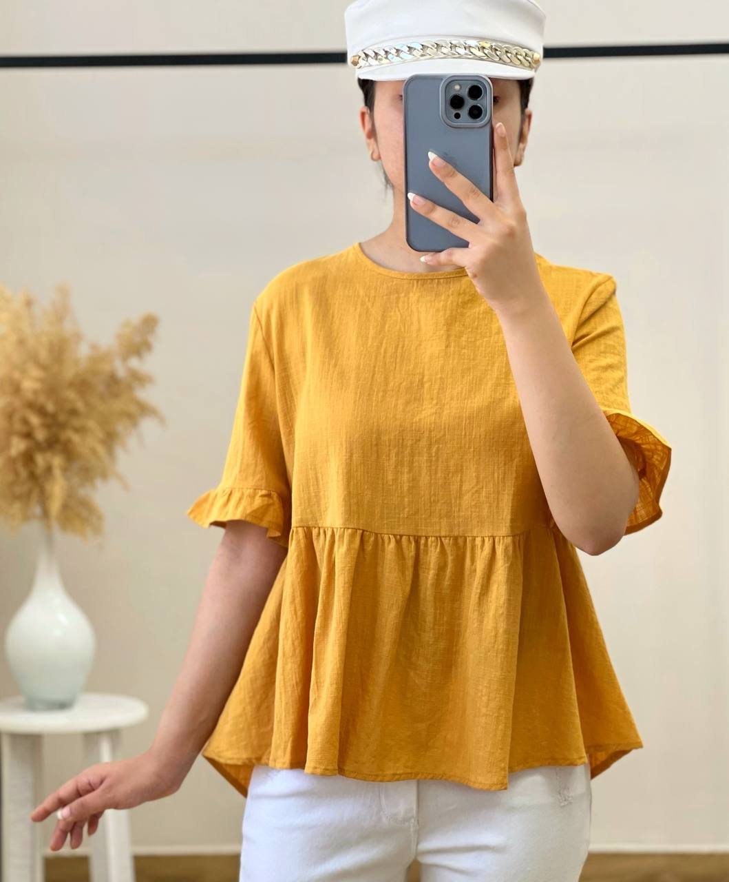 شومیز کنف کمر چین کد 2687