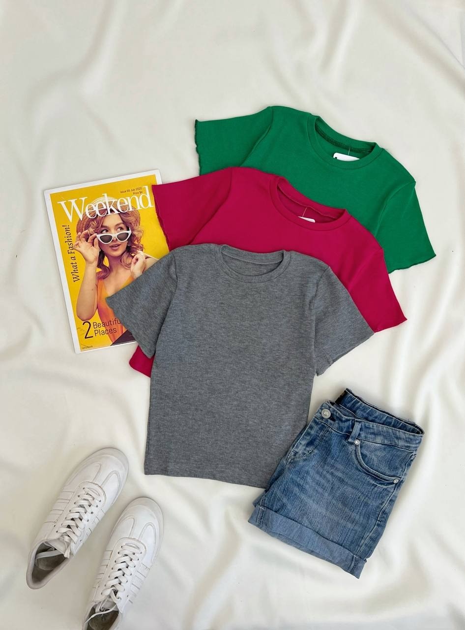 کراپ کبریتی آستین کوتاه کد 2688