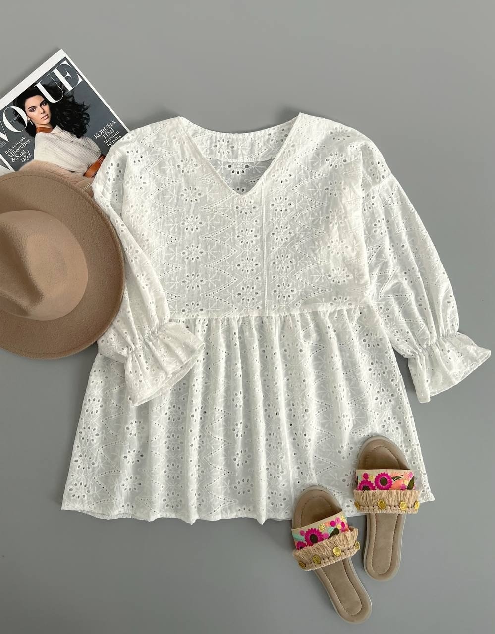 پیراهن خامه دوزی کد 2693