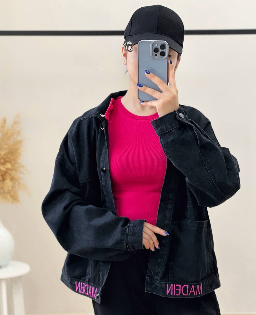 کت جین گلدوزی شده کد 2695