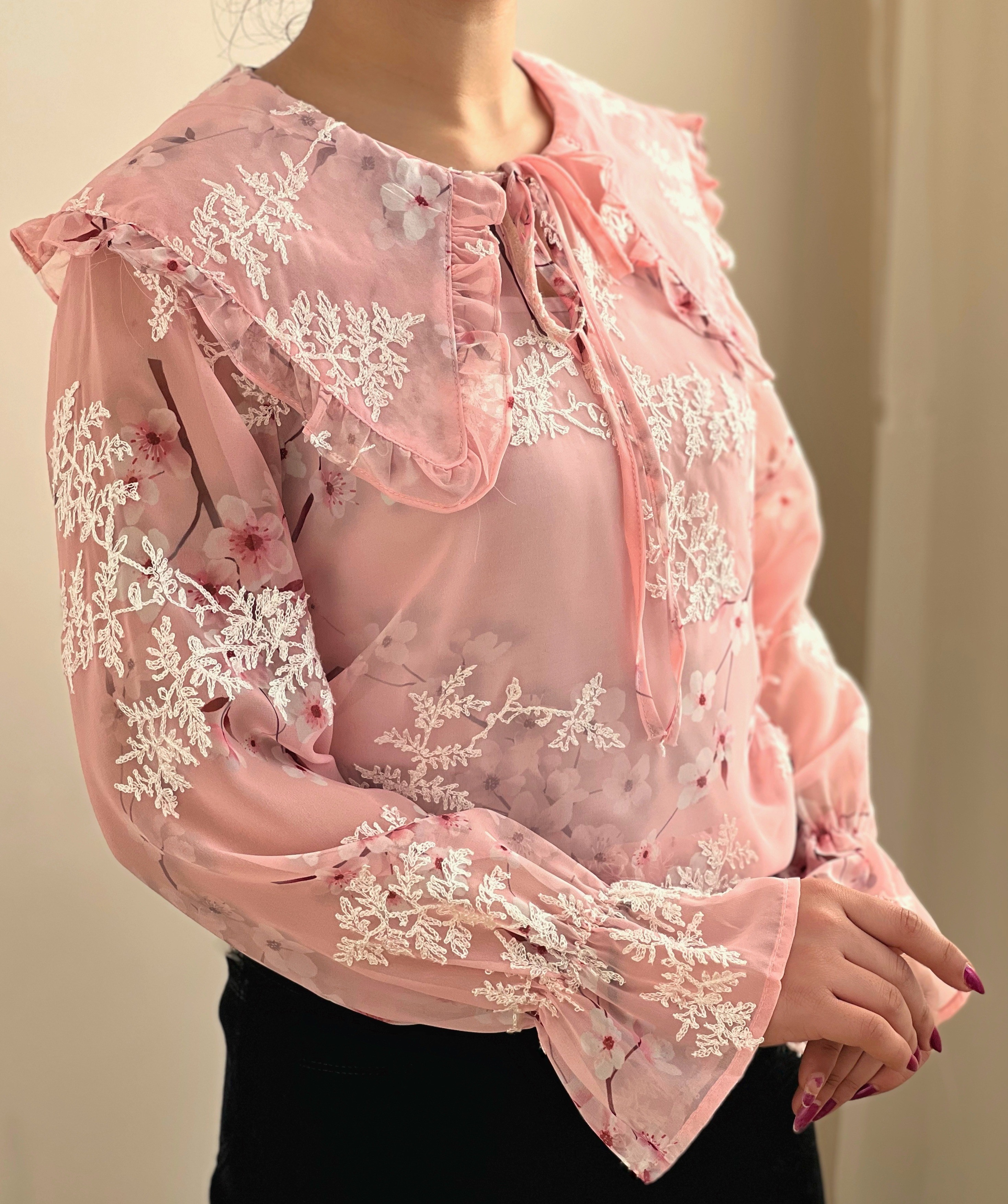 شومیز شکوفه بهاری کد 2527