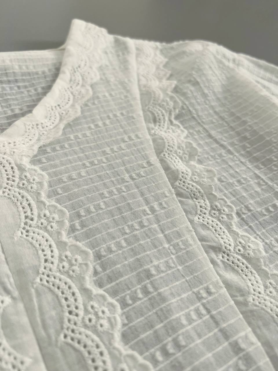 شومیز تمام خامه دوزی کد 2699