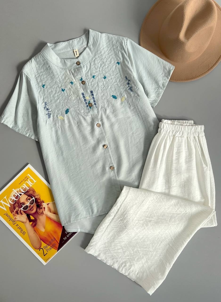 ست شومیز و شلوار کد 2705